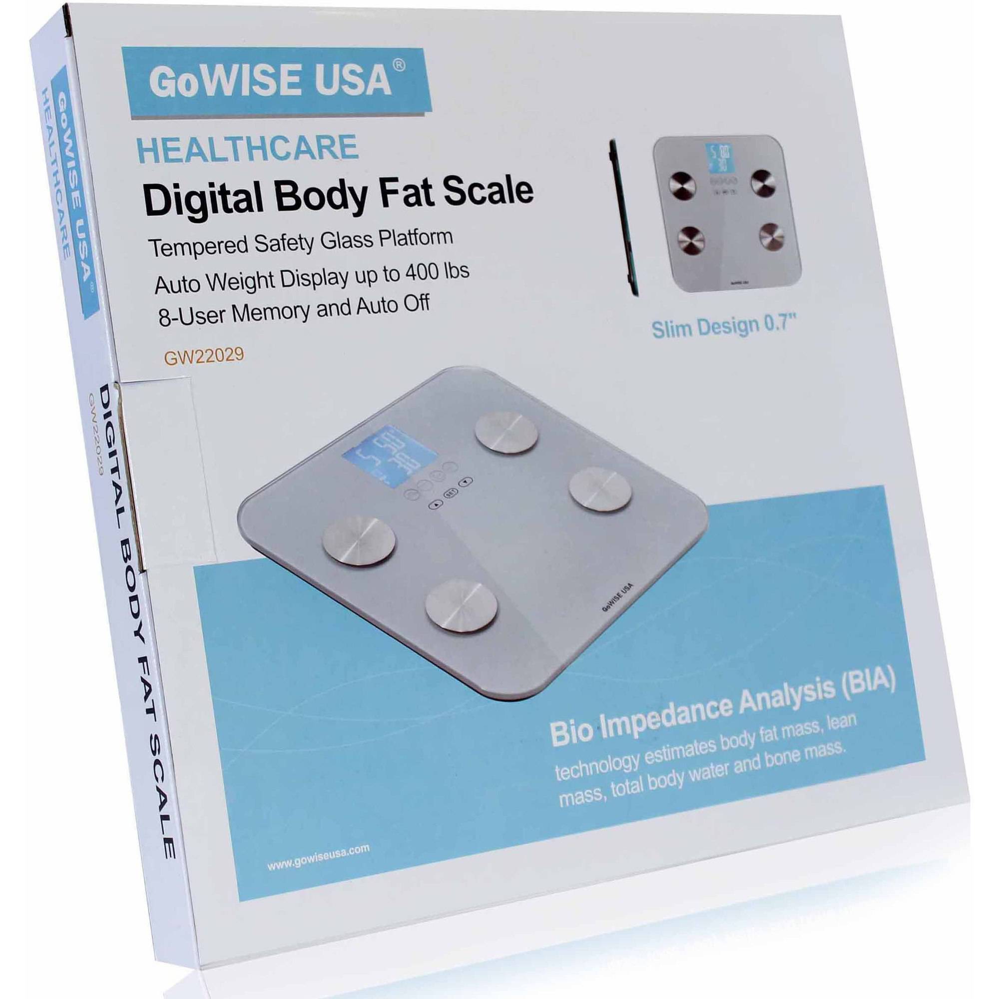 GoWISE USA Slim Digital Bathroom Scale, Silver - image 3 of 4