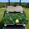 thumbnail image 2 of Pzuqiu Golf Equipment Quilted Golf Cart Seat Cover - Universal 2-Person With 4 Pockets - Durable Non-Slip Protector For Golfers, 2 of 9
