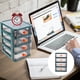 thumbnail image 2 of 1 PC Desktop Storage Box PP Organizador estacionario Organizador de escritorio para oficina, 2 of 6