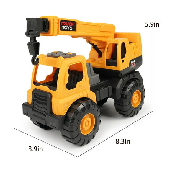 ToysYGift Toys for Girls Boys 3-6 Years Kids Toys for 3 4 5 6 7 8 Years Old Boys, Crane Truck Toy, Toddler Friction Powered Truck Vehicle Toy for Boys Girls Chrismas Birthday Gifts