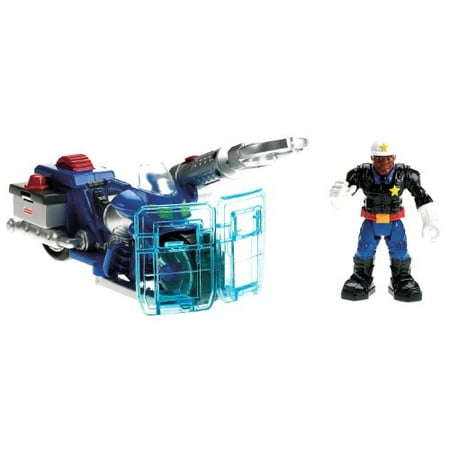 Fisher-Price Hero World Rescue Heroes Jake Justice and Motorcycle