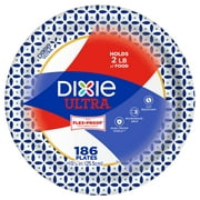 Dixie Ultra Paper Plates, Heavyweight, 10 1/16" (186 ct.)