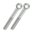 thumbnail image 1 of Uxcell 2 Pcs M14x120mm Ojo de Elevación de Brazo de Hombro, Tornillo de Rosca de Media Diente de Acero Inoxidable Métrico, Tornillo de Agujero de Ojo, Sujetadores de Metal, Tono Plateado, 1 of 7