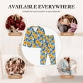 thumbnail image 7 of Naloa Ocean Wave Sunflower Pajamas for Women Set, Womens Pajama Sets, Lounge Sets for Women, 2pjs for Women-Large, 7 of 7