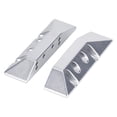 thumbnail image 2 of FashionCha 1 Pair RC Car Parts Aluminum Alloy Simulation Side Pedals Rock Sliders Foot Pedals Upgrade Suitable for RC Climbing Car Model Vehicle Replacement Collection Display Silver, 2 of 8