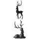 thumbnail image 1 of Figuras de Ciervos para Decoración de Dormitorio, Diseño Artesanal Exclusivo, 1 of 9