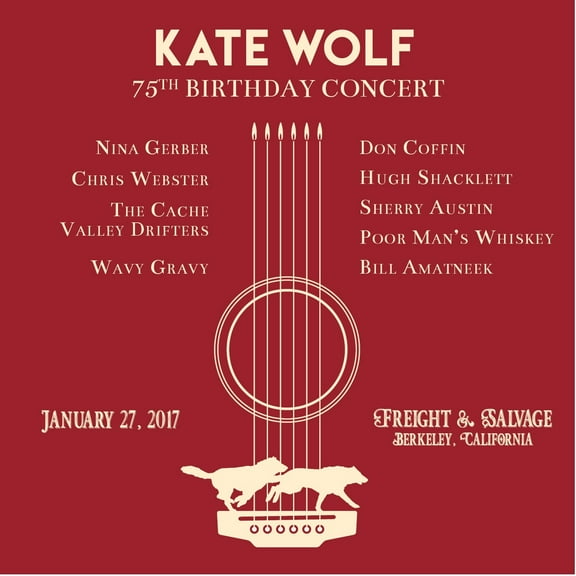 Kate Wolf - Kate Wolf 75th Birthday Concert - Music & Performance - CD