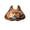 Fox, variant on Animal Toilet Rug 19.7x23.6", U Shaped Contour Bath Mat Wolf Absorbent Bathroom Floor Mat for Toilet Base Home Bathroom Decor