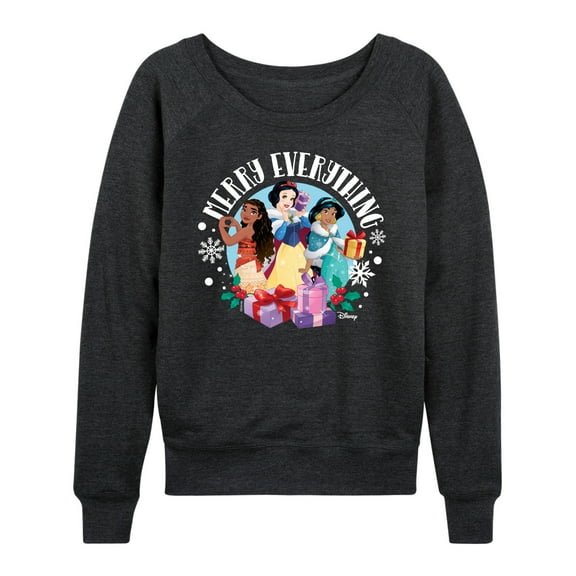 Disney - Merry Everything - Women's Lightweight French Terry Long Sleeve Shirt