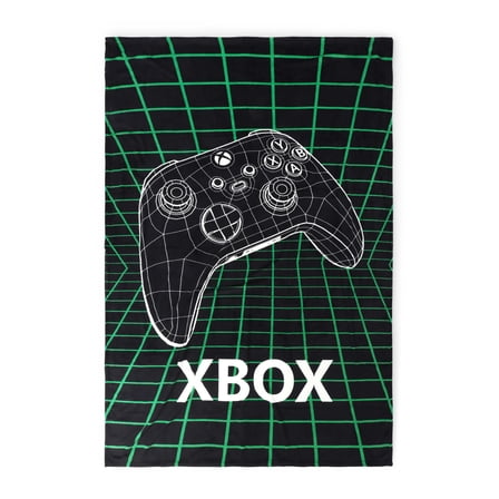 XBOX Kids Silk Touch Throw Blanket, 3D Hardware, Multicolor, 62"x90"