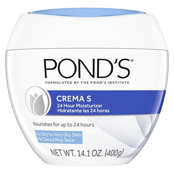 POND’S Crema S, Moisturizing Face Cream for Dry to Very Dry Skin, 14.1 oz