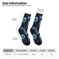 thumbnail image 5 of Yiaed Blue Butterfly Print Great elasticity Crew Socks Sports socks for Men and Women, 5 of 5