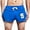 Blue, variant on Floenr Mens Shorts,Men's Summer Leisure Cotton Fashion Drawstring Slim Fit Home Sports Shorts Pants