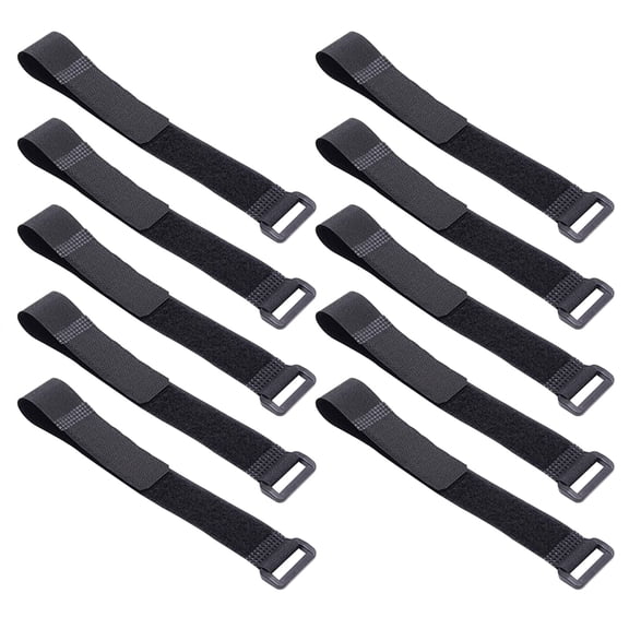 UNTERING 10Pcs Reusable Fastening Cable Strap Cable Tie MultiPurposed Cinches Strap Cord Tie Adjustable Extend Securing Strap