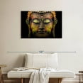 thumbnail image 2 of Elephant Stock Colorful Buddha Wall Art - Horizontal Canvas Wall Art - Living Room Wall Decor - Religion And Spirituality Canvas - Black And Orange Decor - 36" x 24", 2 of 8