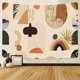 thumbnail image 5 of Pared De Arte Abstracto Bohemio Decoración De Habitación Para Dormitorio Estético Hippie Bohemio Sala De Estar Dormitorio Colgante De Pared Noticed HA044153-02, 5 of 6