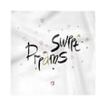 thumbnail image 1 of Saying Decorative Napkins Set of 4, Romantic Hearts with Brush Calligraphy Design Sleeping Themed Arrangement, Silky Satin Fabric for Brunch Dinner Party, 12", Multicolor, by Ambesonne, 1 of 2