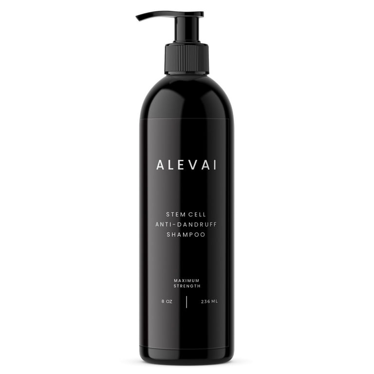 tilbage hellig Bare overfyldt Alevai Stem Cell Anti Dandruff Shampoo | Itchy Scalp Treatment | Safe For  Color & Chemically Treated Hair | 2 Percent Pyrithione Zinc | Sulfate-Free  | Paraben & Phthalate Free | Vegan - Walmart.com