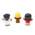 thumbnail image 4 of Replacement Parts for Collectible Fisher-Price Little People Holiday Christmas Santa's Village Playset HGP72 - Replacement Set of 3 Happy Child Figures in Reindeer Outfits, 4 of 5