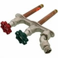 thumbnail image 2 of Prier C-108D10 10 in. Hot And Cold Anti-Siphon Hose Thread Wall Faucet with Vacuum Breaker, 2 of 4