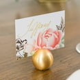 thumbnail image 2 of Weddingstar Classic Round Place Card Holder - Gold, 2 of 3