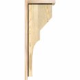 thumbnail image 3 of 6"W x 10"D x 26"H Monterey Rough Sawn Corbel w/Backplate, Douglas Fir, 3 of 9