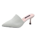 thumbnail image 1 of Amzcrzy Zapatos de mujer,Zapatos de mujer,Zapatillas de mujer, Zapatos de tacón alto con punta puntiaguda y sin cordones para mujer Sandalias Mujer Zapatillas De Casa, 1 of 3