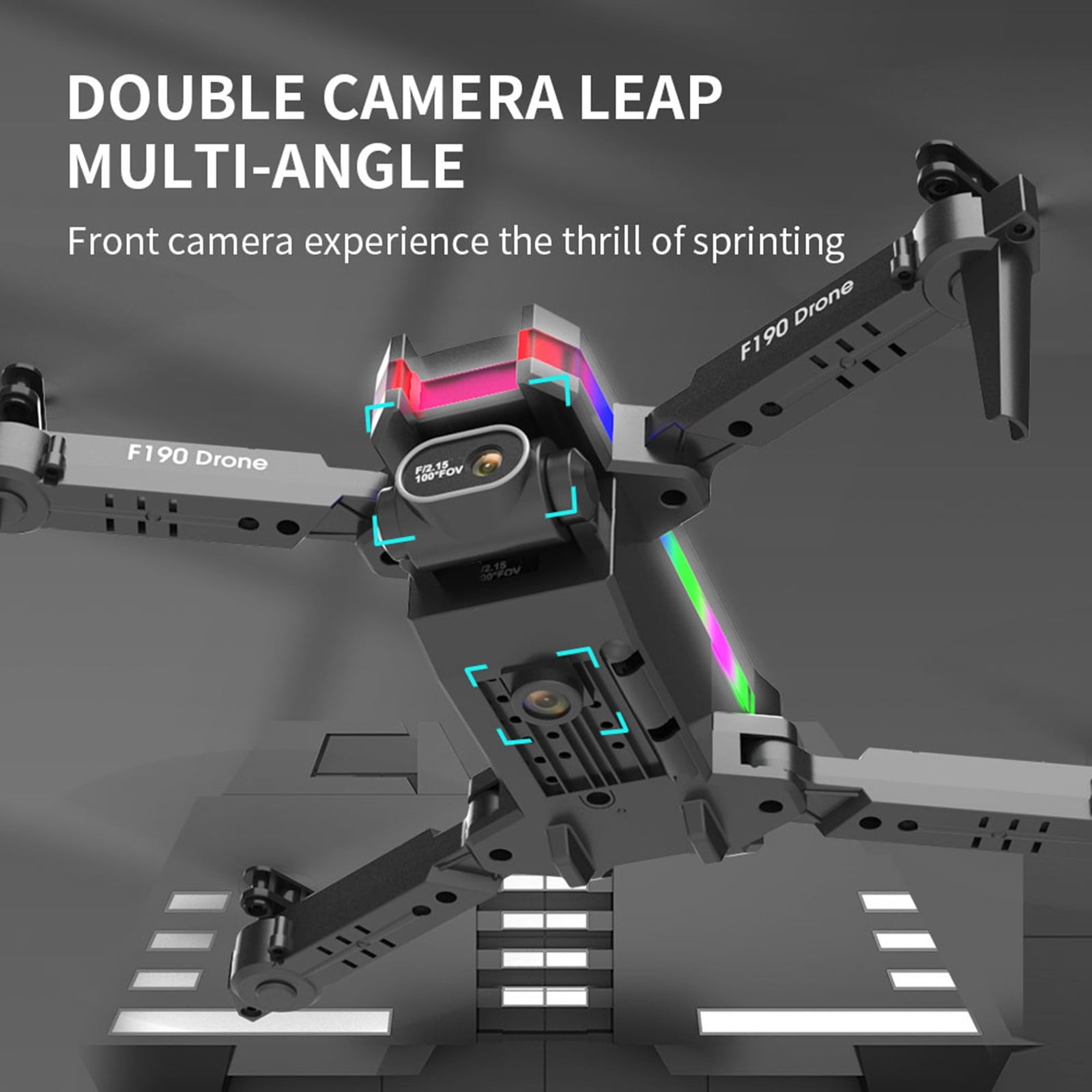 ESULOMP Mini Drone with 1080P HD FPV Camera Remote Control Toys Gifts for Boys Girls with Altitude Hold Headless Mode Start Speed Adjustment with Two Battery