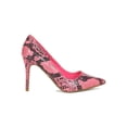 thumbnail image 2 of Women Embossed Pointy Toe Stiletto Heel Pump 19321, 2 of 6