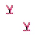 thumbnail image 4 of ZLight LED Reflective Vest Straps with High Visibility Reflector Elastic Belt Highlight Safety Gear Night Running Accessories Pink 2Set, 4 of 6