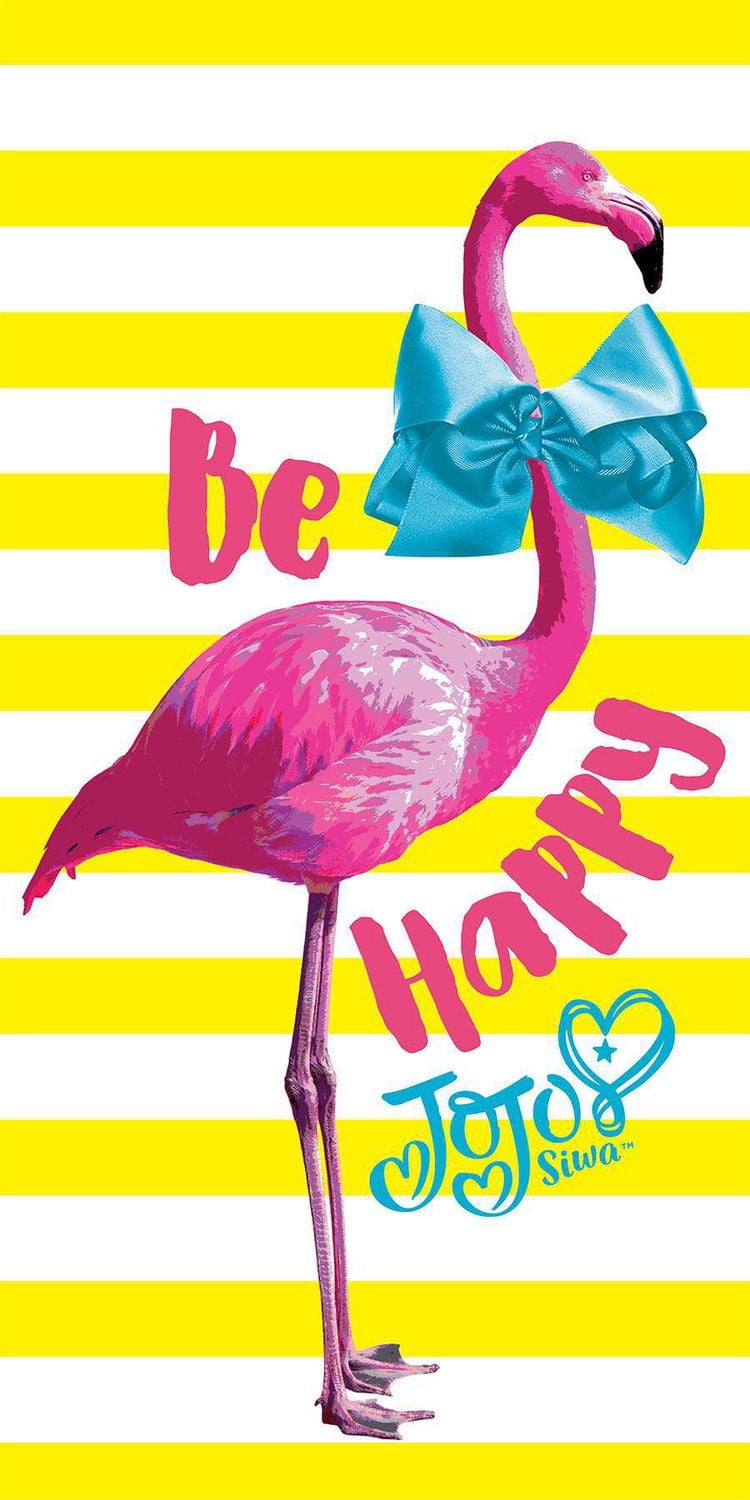 Serviette de Plage Flamant Rose Jojo Siwa