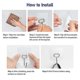 thumbnail image 3 of Waterproof and Rustproof Wall Hooks for Hanging Heavy Duty, Stainless Steel Towel and Coats Hooks to use Inside Kitchen, Home and Office, 16Pack, 3 of 4