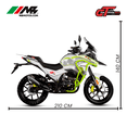 thumbnail image 5 of Motocicleta Adventure MB MOTOS 300cc Blanco 2024, 5 of 5