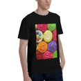 thumbnail image 2 of Bingfone Brightly Colored Cupcakes Men'S Loose Fit Short-Sleeve Pocket T-Shirt, 2 of 7