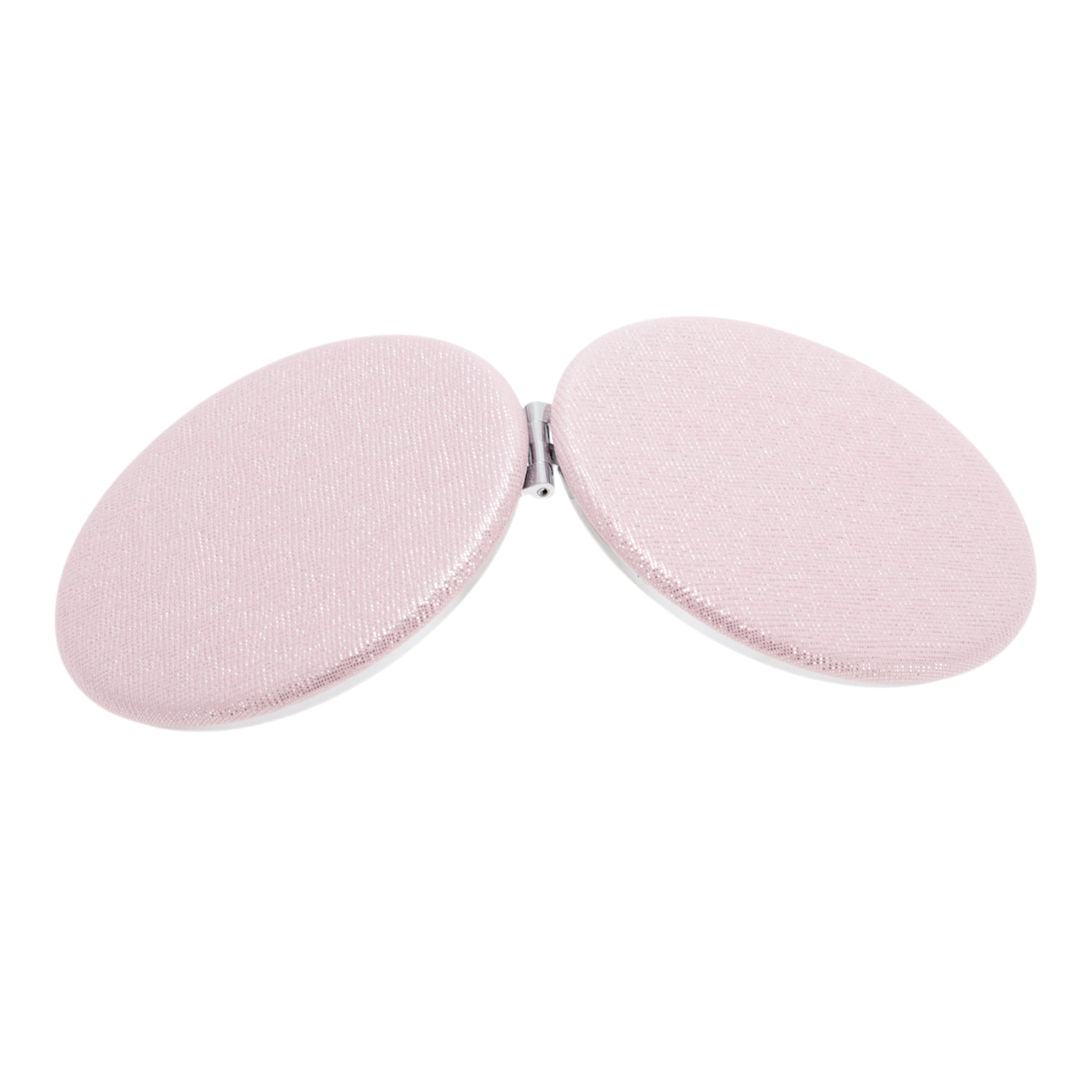 Unique Bargains 1pc Circular Makeup Mirror for Personal Grooming Pink