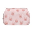 thumbnail image 2 of Kdxio Cute Pig Face for Double Compartment Pen Case Oxford Organizer with Zipper Pockets for Students Artists, 2 of 7