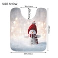 thumbnail image 5 of IAUYY 24x20 Inch Bath Mat Thick Soft Plush Shower Mat TPR Backing Material Non Slip Bath Mats for Bathroom for Tub Shower Hotel in The Soft Snowfield, 5 of 9