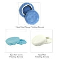 thumbnail image 2 of FlyFlise 20 Pcs Bonnets Tampon 5-6 Pouces Ensemble de Bonnets Cirés 12 Microfibre 4 Laine, 2 of 6