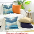 thumbnail image 4 of ZFLMY Sunbeam Holiday Pillow Case 100% Linen for Home Sofa Couch 18x18in, 4 of 5