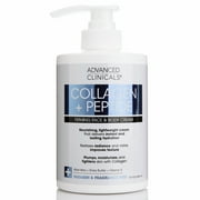 Advanced Clinicals Collagen & Peptide Face & Body Cream 15 fl oz