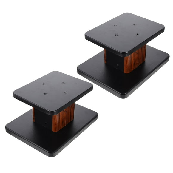 GOOHOCHY 1Pair Floor Standing Speaker Stand Durable Multipurpose Bracket with Non Slip Feet for Home Use