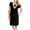 Black, variant on ShomPort Nursing Gowns For Breastfeeding Short Sleeve V Neck Solid Color Maternity Dress Maternity Sleepwear