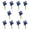 thumbnail image 2 of 10 mini adornos de flores de cristal, flores artificiales, figuras florales para el Día de la Madre, habitación, Acción de Gracias y decoración del Azul, 2 of 8