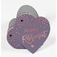 thumbnail image 3 of Inkdotpot Pack Of 100 Real Rose Gold Foil Paper Tags Happy Retirement Favor Hang Tags, 3 of 6