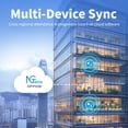 thumbnail image 3 of Reloj horario NGTeco Cloud WiFi de 2,4 GHz con software y 5 tarjetas RFID, 3 of 8