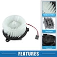 thumbnail image 3 of Motor de Soplador de Calefacción HVAC Único Bargains No.68225055AA Conjunto de Ventilador de Motor de Soplador HVAC para Dodge Dart 2016, 3 of 6