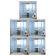 thumbnail image 2 of Yuarrent Home Apartment Romantic Window Curtain Replacement Drape Bedroom Flocking Full Room Privacy Soft Living Protection Type2 NO2, 2 of 6