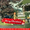thumbnail image 5 of 1 PC, 2D Flat/ Flat art decorative banner decoration, Merry Christmas red design pattern, 78.8x17.7 inches (200x45cm), universal daily wall decoration, elegant daily front door decoration, party bann, 5 of 5