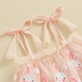 thumbnail image 5 of Bagilaanoe  Little Girl Easter Dress Toddler Sleeveless A-line Strap Dresses 2T 3T 4T 5T 6T 7T Kids Casual Swing Sundress, 5 of 7