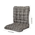 thumbnail image 3 of Kezqiaxn Rocking Chair Cushion Clearance Office Computer Chair Pad for Home Use, Tufted Corduroy Floor Cushions for Living Room Tatami Skin-Friendly Breathable Recliner Pads 39.37*17.71 Inches Gray, 3 of 7